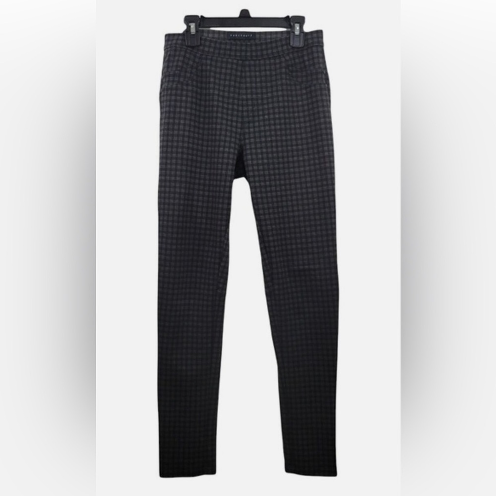 Sanctuary Plaid Pull-on Pants in Black/Grey